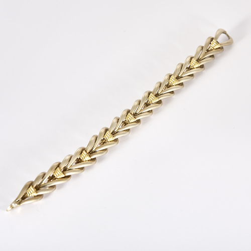 Christofle - Bracelet Or jaune 18k et Argent
