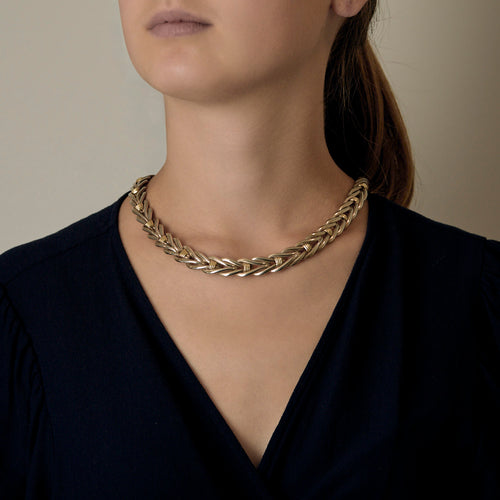Christofle - Collier Or jaune 18k et Argent