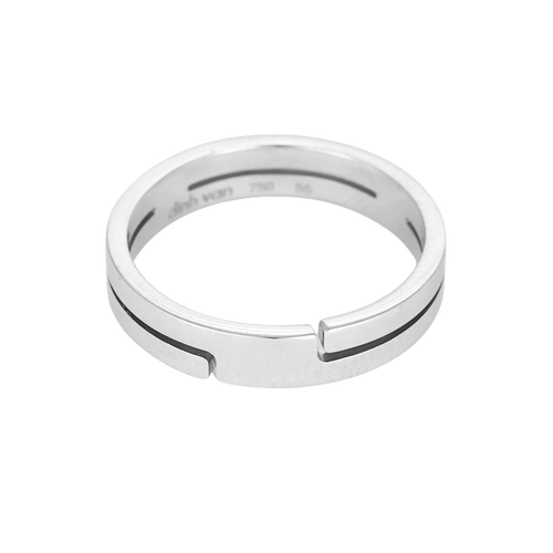 Bague 54 Dinh Van, Bague en Or blanc 18k 58 Facettes DV31288-1