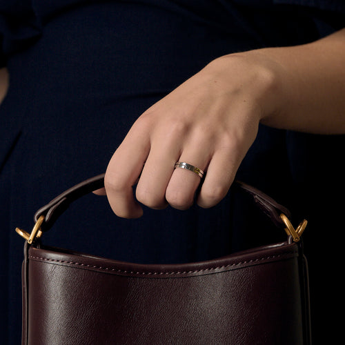 Dinh Van, Bague en Or blanc 18k