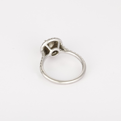 TIFFANY - SOLESTE - Bague Platine et Or blanc 18k Diamant