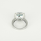 Poiray - Filles Antik - Élégante bague en or blanc, topaze de 8 carats et diamants