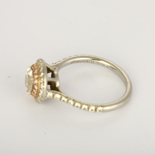 TIFFANY - SOLESTE - Bague Platine et Or blanc 18k Diamant