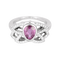 MELLERIO - FLORE Bague en Or blanc 18k Saphir