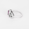 MELLERIO - FLORE Bague en Or blanc 18k Saphir