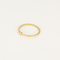 Délicate bague en or jaune et diamant : 0,05 carat