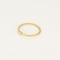 Délicate bague en or jaune et diamant : 0,05 carat