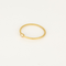 Délicate bague en or jaune et diamant : 0,05 carat