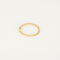 Délicate bague en or jaune et diamant : 0,05 carat