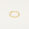 Délicate bague en or jaune et diamant : 0,05 carat