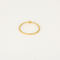 Délicate bague en or jaune et diamant : 0,05 carat