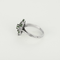 Bague en Or blanc 18k Diamant and Emeraude