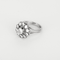 Bague à motif rayonnant en platine et or gris, diamants
