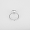 Bague en Or blanc 18k Saphir