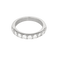 Demie Alliance en or gris et diamants