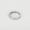 Demie Alliance en or gris et diamants