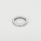 Demie Alliance en or gris et diamants