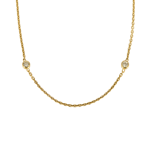 Artus Bertrand - Collier en or jaune et diamants