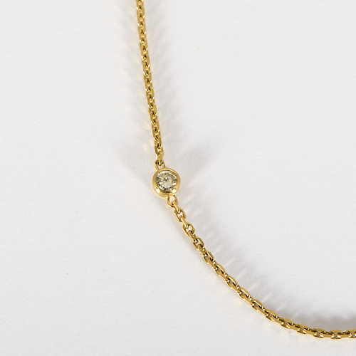 Artus Bertrand - Collier en or jaune et diamants