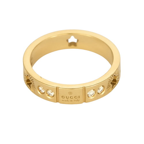 Gucci Bague Icon en Or jaune 18k Diamant