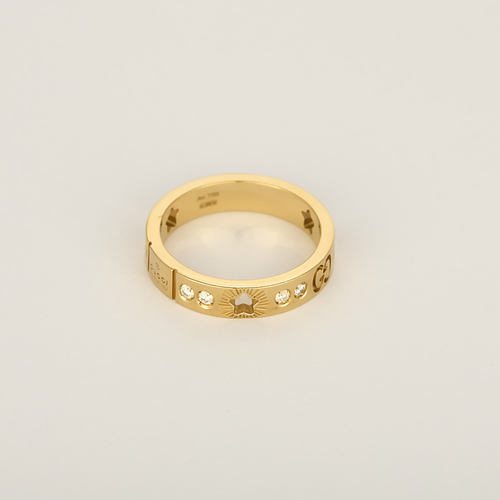 Gucci Bague Icon en Or jaune 18k Diamant