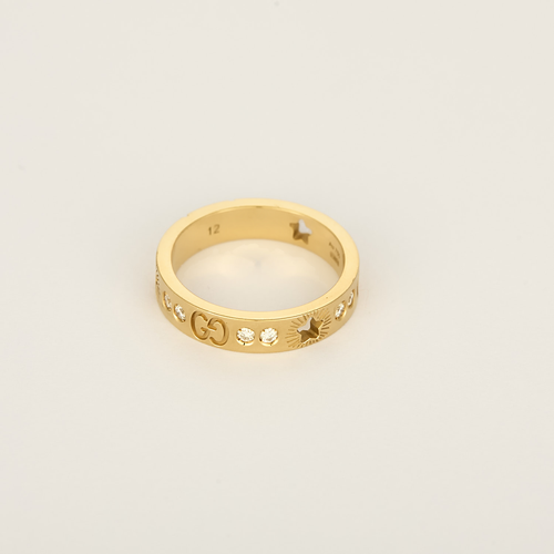 Gucci Bague Icon en Or jaune 18k Diamant