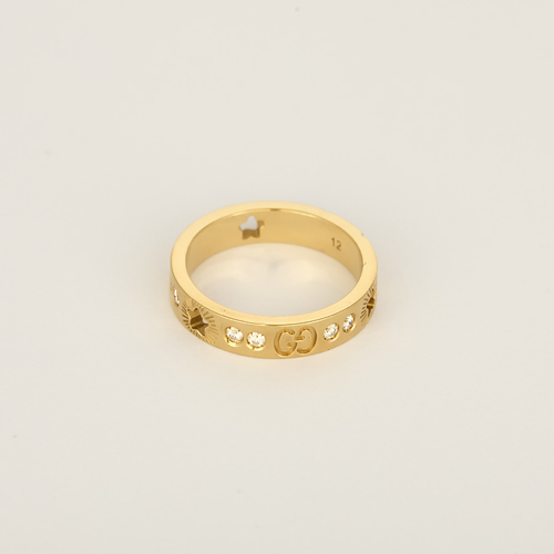 Gucci Bague Icon en Or jaune 18k Diamant
