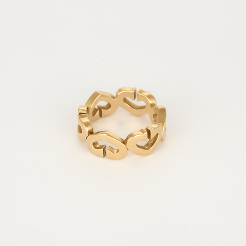Cartier - Coeur C - Bague en or jaune et diamants