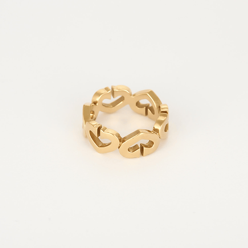 Cartier - Coeur C - Bague en or jaune et diamants