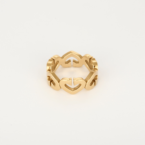 Cartier - Coeur C - Bague en or jaune et diamants