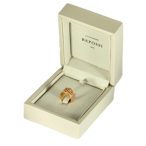 Bague 53 Repossi Bague Antifer Huit rangs en or rose 18k et diamants 58 Facettes DV31954-3