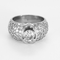 Bague 55 Bague bandeau en or gris et diamants 58 Facettes DV24448-3
