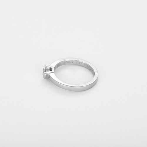 Bague 50 DE BEERS - Bague en platine et diamant 58 Facettes DV25908-1-50-2