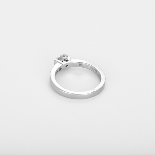 Bague 50 DE BEERS - Bague en platine et diamant 58 Facettes DV25908-1-50-2