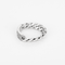 Bague 54 Dior - Bague souple gourmette or blanc et diamants 58 Facettes DV31405-1
