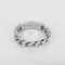 Bague 54 Dior - Bague souple gourmette or blanc et diamants 58 Facettes DV31405-1