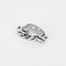 Bague 54 Dior - Bague souple gourmette or blanc et diamants 58 Facettes DV31405-1