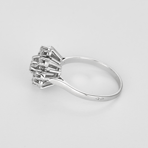 Bague 57 Alliances en Or jaune 18k Diamant 58 Facettes DV26158-11