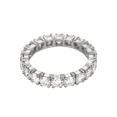 Bague 59 Bague solitaire or gris, platine et diamant 0.30 ct. 58 Facettes DV26158-7