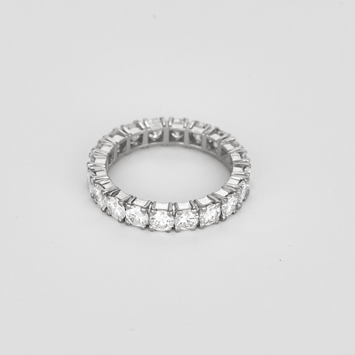 Bague 59 Bague solitaire or gris, platine et diamant 0.30 ct. 58 Facettes DV26158-7