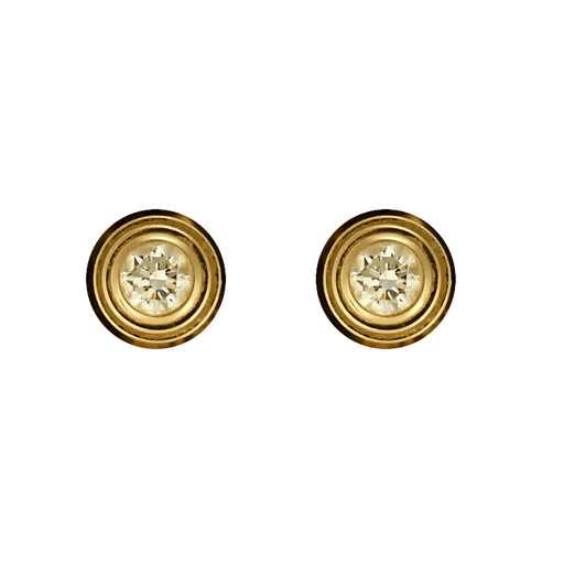Boucles d'oreilles Cartier - Cartier d'amour - Puces d'oreilles en or jaune et diamants 58 Facettes DV26666-2