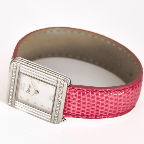 Montre Poiray - Première - Montre en acier et diamants 58 Facettes DV31889-2
