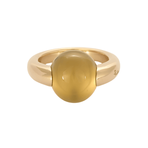 Bague 51 Pomellato - Luna - Bague en or rose quartz jaune 58 Facettes DV27639-1-51-2