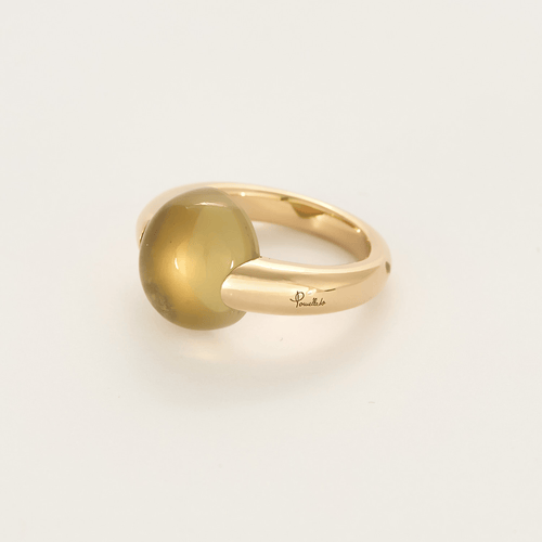 Bague 51 Pomellato - Luna - Bague en or rose quartz jaune 58 Facettes DV27639-1-51-2