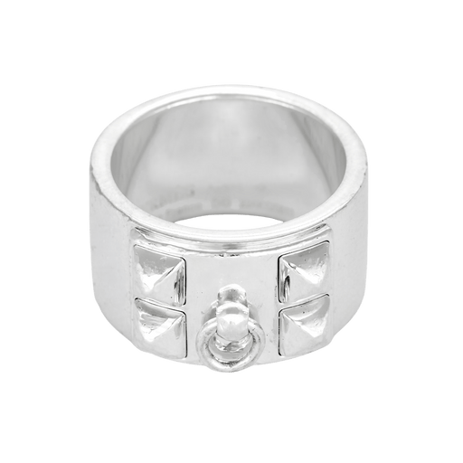 Hermès - Collier de Chien - Bague en argent 58 Facettes DV32042-1