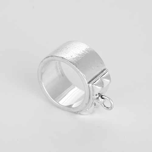 Hermès - Collier de Chien - Bague en argent 58 Facettes DV32042-1