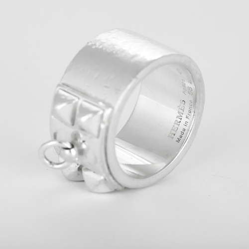 Hermès - Collier de Chien - Bague en argent 58 Facettes DV32042-1