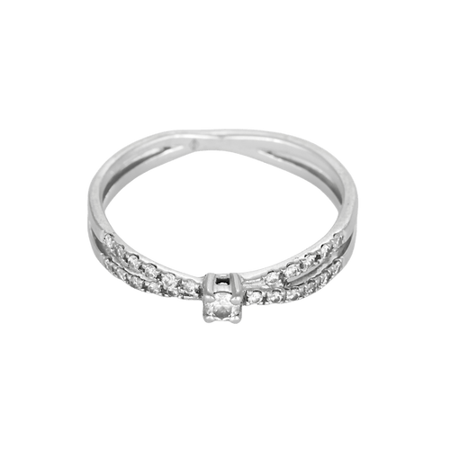 Mauboussin - À La Croisée Des Chemins - Fine Bague Solitaire en or blanc et diamants 58 Facettes DV32033-2
