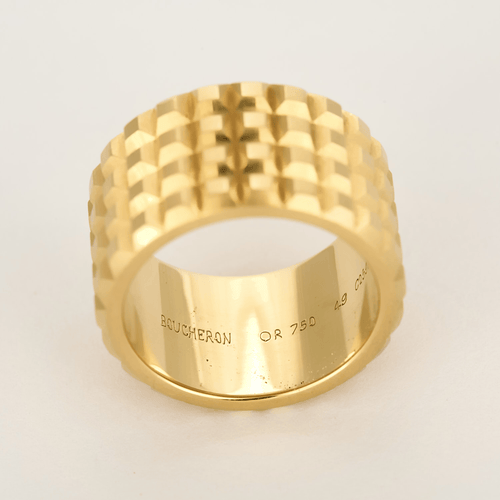 Boucheron - Bague clou de Paris en or jaune 58 Facettes DV32215-1