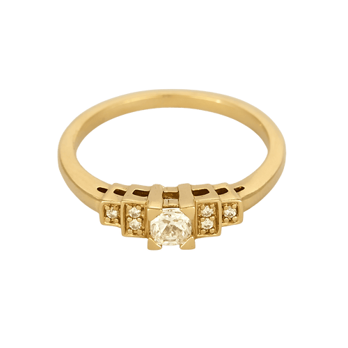 Bague 52 Mauboussin Bague Un Printemps 1930 n°2" en Or jaune 18k Diamant 58 Facettes DV31953-1